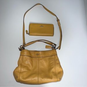 Coach Lexy Purse and Matching Wallet